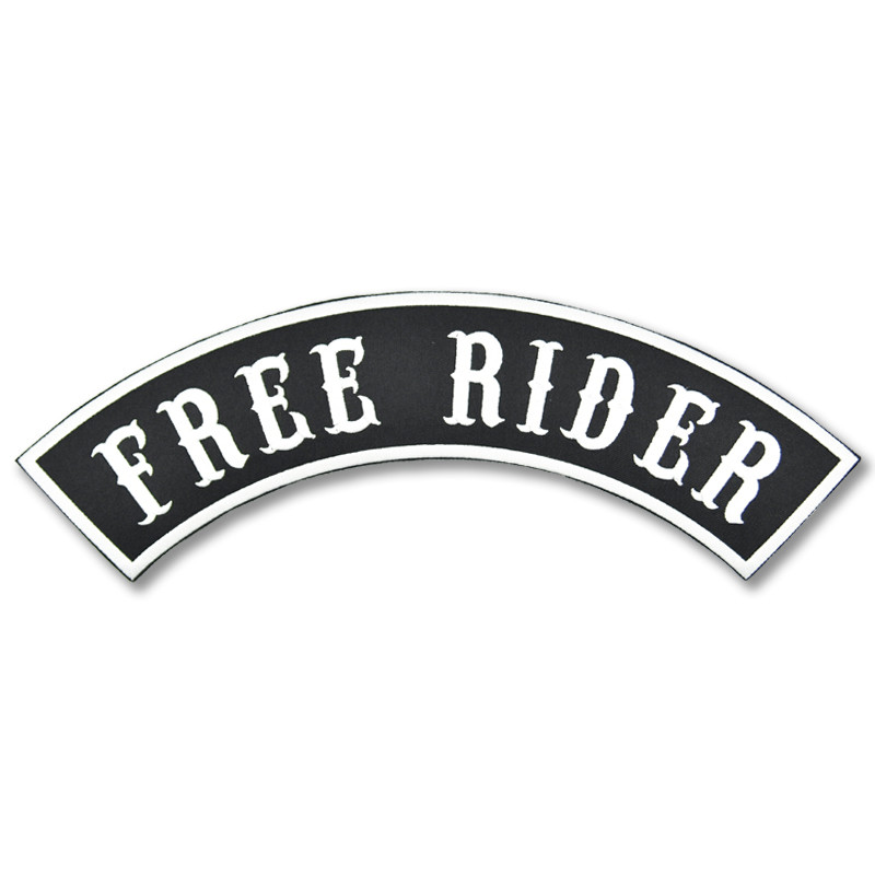 Moto nášivka Free Rider Rocker XXL na chrbát