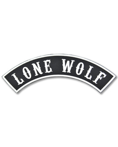 Moto nášivka Lone Wolf Rocker - XXL na chrbát