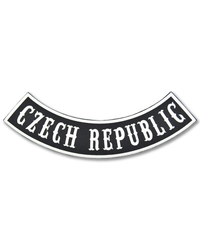 Moto nášivka Czech Republic Rocker - XXL na chrbát