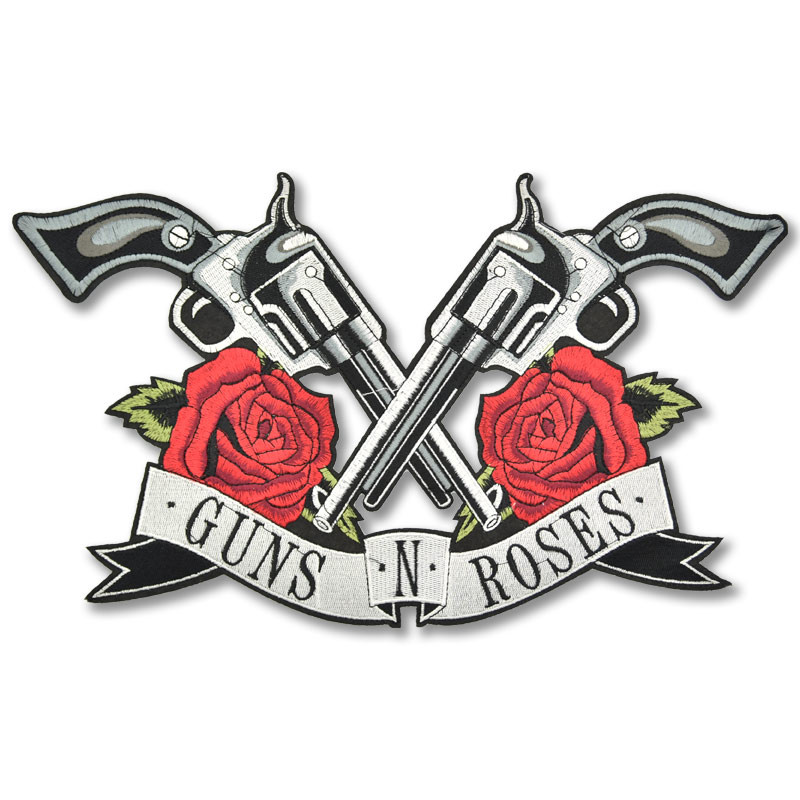 Moto nášivka Guns and Roses XXL na záda