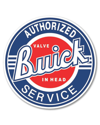 Plechová ceduľa Buick Service round 30 cm