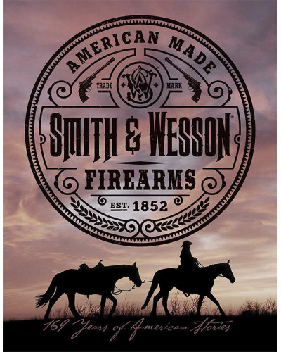 Plechová ceduľa Smith Wesson American Made 32 cm x 40 cm