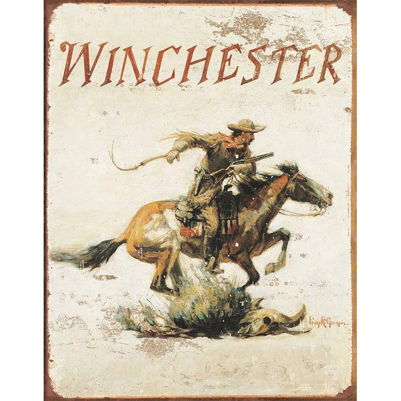 Plechová ceduľa Winchester Horse 32 cm x 40 cm