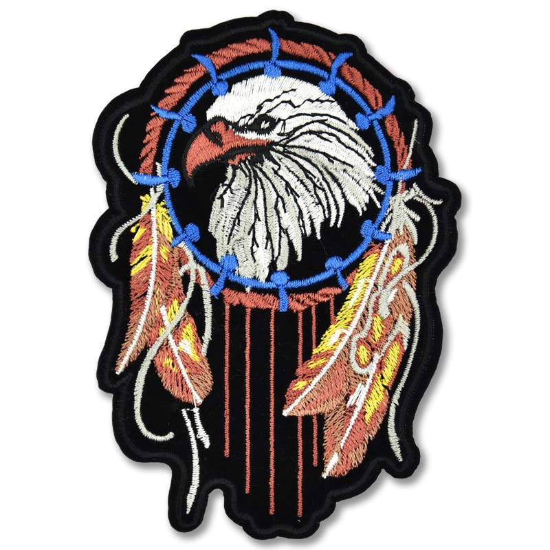 Moto nášivka Eagle Dream Catcher 12cm x 9 cm