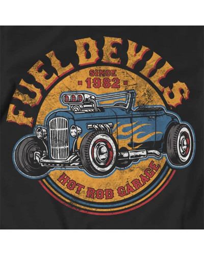 Pánské tričko Fuel Devils Flame Rod detail