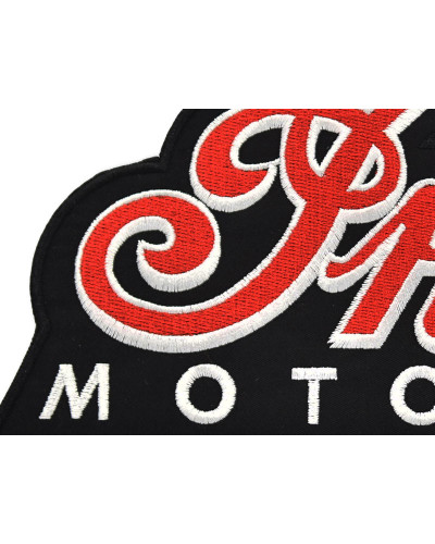 Moto nášivka Indian Motorcycle XXL logo na záda detail