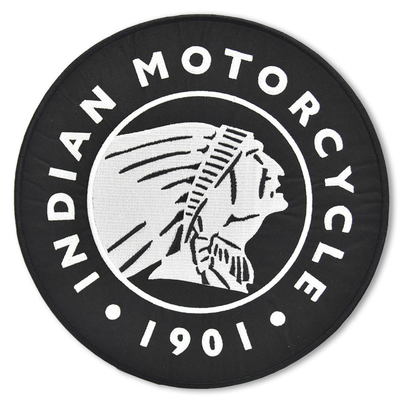 Moto nášivka Indian Motorcycle BW XXL na chrbát 24 cm