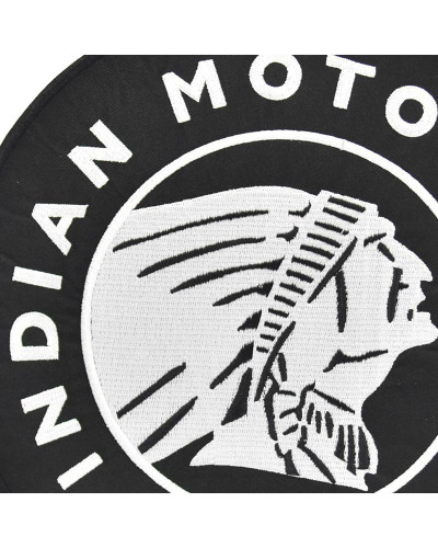 Moto nášivka Indian Motorcycle BW XXL na chrbát 24 cm detail