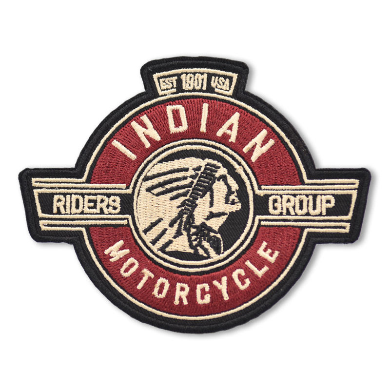 Moto nášivka Indian Riders Group 10 cm x 8 cm