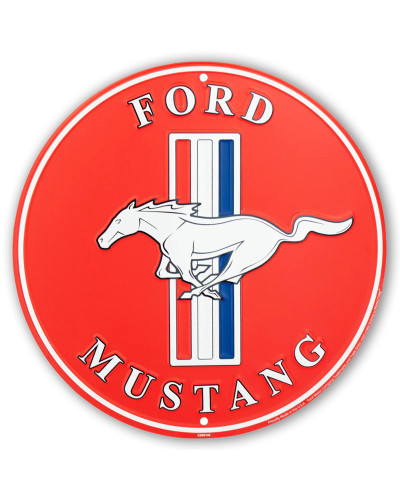 Plechová ceduľa Ford Mustang Red 30 cm