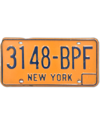 Americká ŠPZ New York 3148-BPF