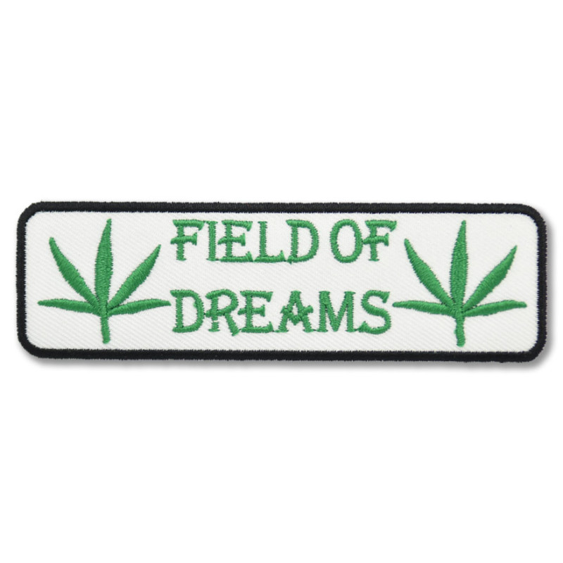 Moto nášivka Field of dreams 3 cm x 10 cm