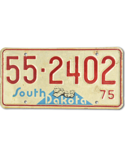 Americká ŠPZ South Dakota 1975