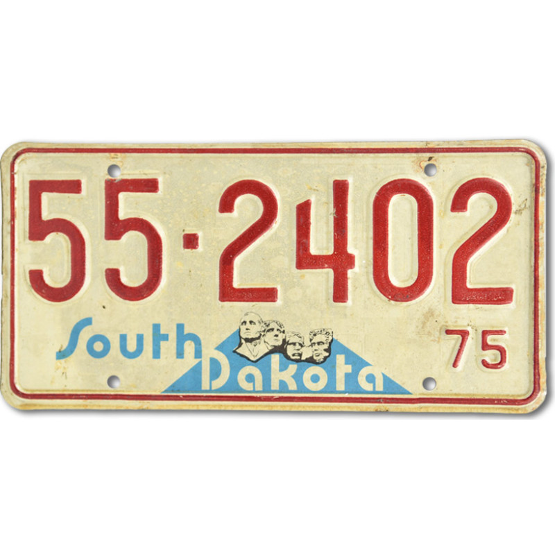 Americká ŠPZ South Dakota 1975