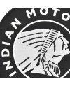 Moto nášivka Indian Motorcycle BW XXL na chrbát 24 cm