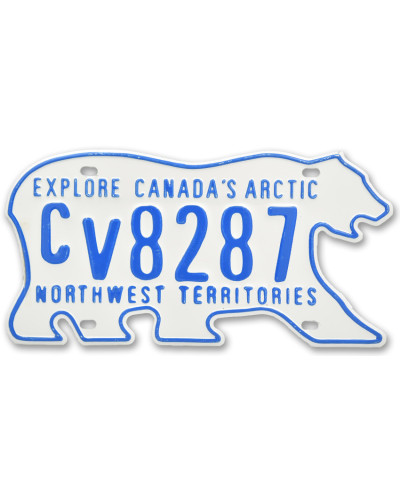 Kanadská ŠPZ Arctic Canada Northwest Territories Bear