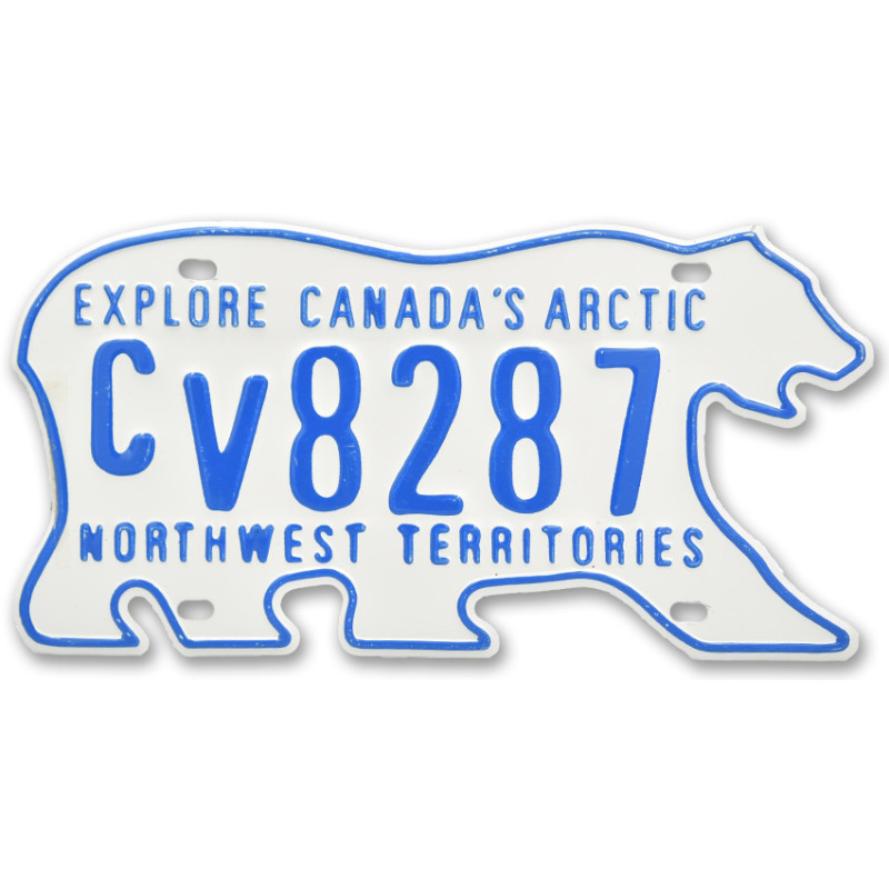 Kanadská SPZ Arctic Canada Northwest Territories Bear