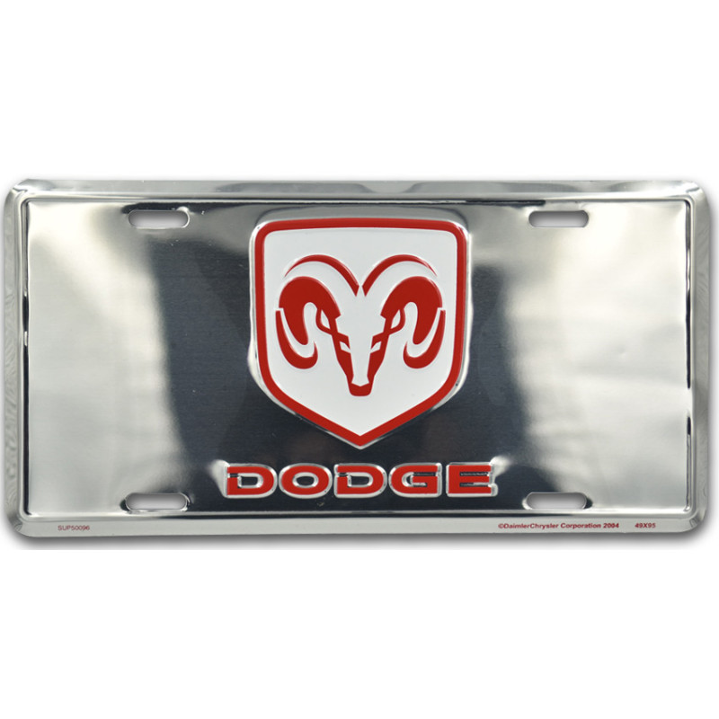 Americká ŠPZ Dodge Silver