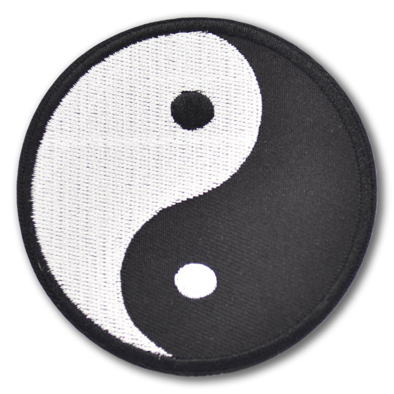 Moto nášivka Jin Jang 7cm
