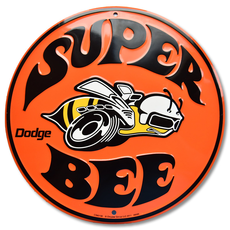Plechová ceduľa Dodge Super Bee, 30cm