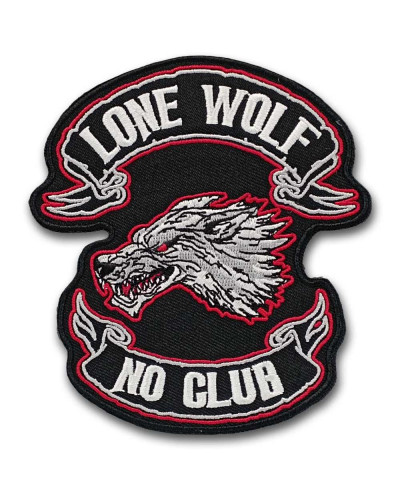 Moto nášivka BS Lone Wolf Old 11 cm x 10 cm