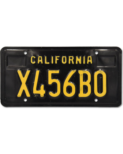 Americká ŠPZ California Black X456B0