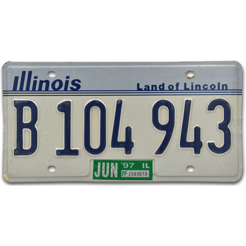 Americká ŠPZ Illinois Land Of Lincoln
