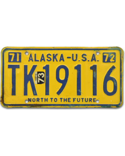 Americká ŠPZ Alaska North to the Future TK 19116