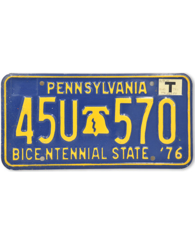 Americká ŠPZ Pennsylvania Bicentennial 1976
