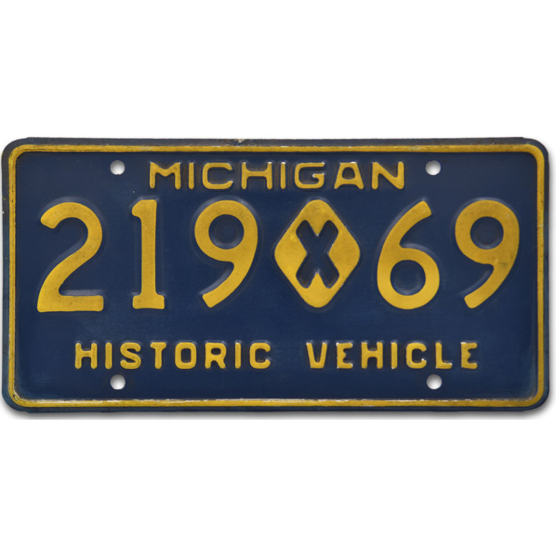 Americká ŠPZ Michigan Historic vehicle 219-69