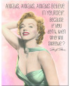 Plechová ceduľa Marilyn Monroe Believe 40 cm x 32 cm