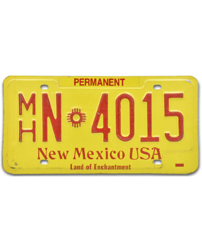 Americká ŠPZ New Mexico MHN.4015