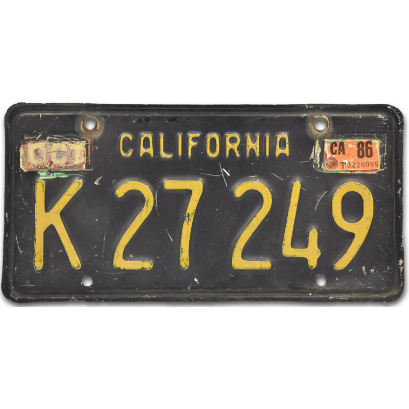 Americká ŠPZ California Black  K 27249
