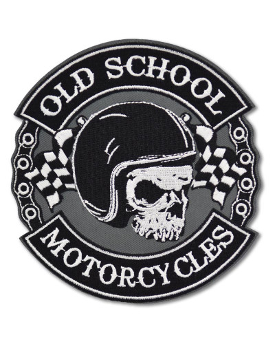 Moto nášivka Old school motorcycles 12 cm