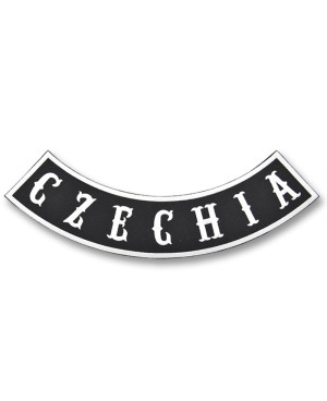 Moto nášivka Czechia Rocker - XXL na záda