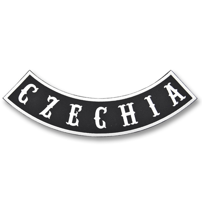 Moto nášivka Czechia Rocker - XXL na záda