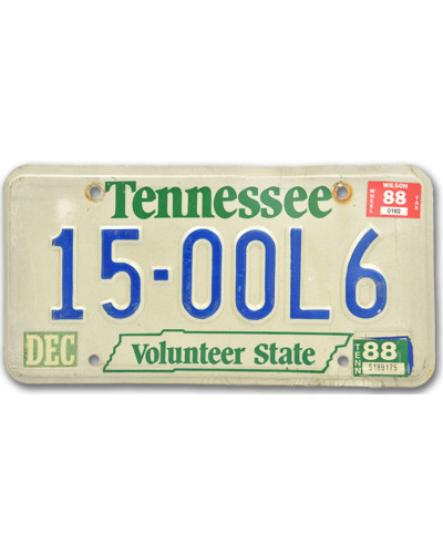 Americká ŠPZ Tennessee Volunteer State