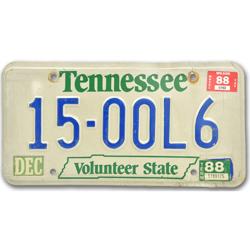 Americká ŠPZ Tennessee Volunteer State