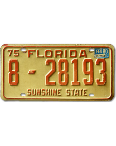 Americká SPZ Florida Sunshine State 8-28193