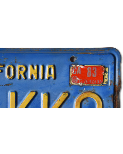 Americká ŠPZ California Blue 816 KKO c