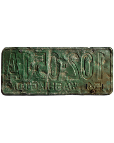 Americká ŠPZ Washington 1954 Green 102-051A b