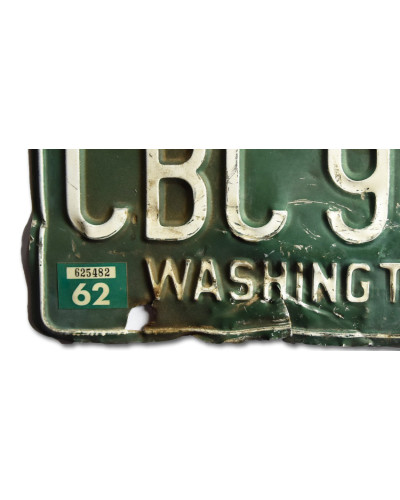Americká ŠPZ Washington 1962 Green CBC 907 c
