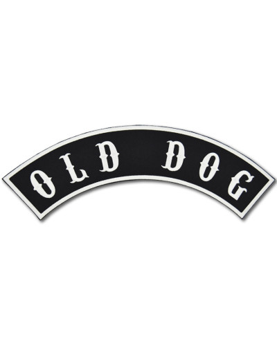Moto nášivka Old Dog Rocker - XXL na chrbát
