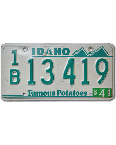 Americká ŠPZ Idano Potatoes green 13419