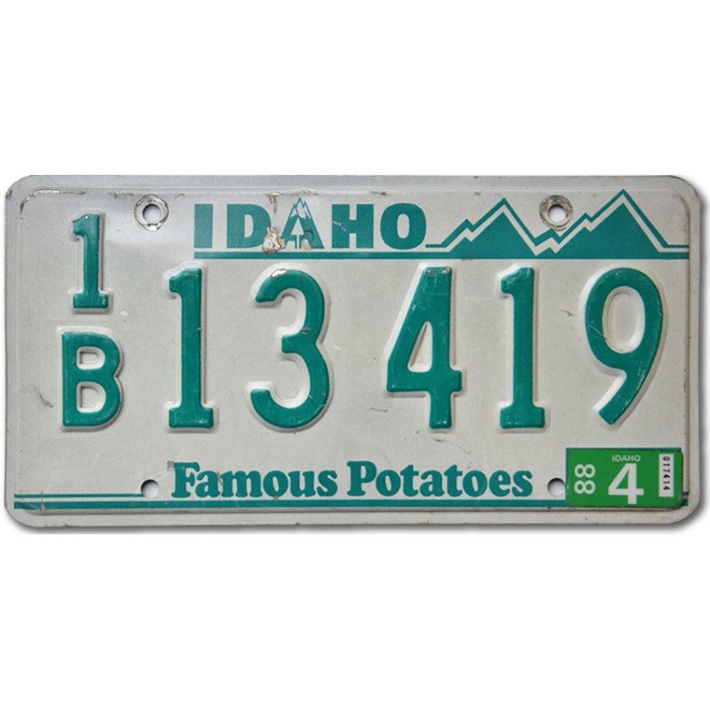 Americká ŠPZ Idano Potatoes green 13419