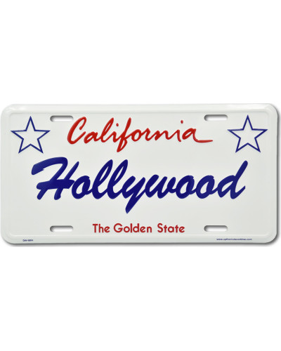Americká ŠPZ Hollywood California