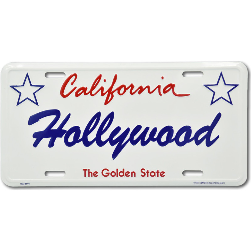 Americká ŠPZ Hollywood California