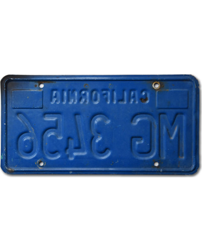 Americká SPZ California blue MG 3456 b