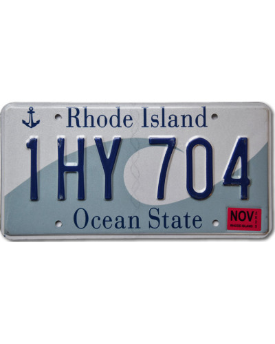 Americká ŠPZ Rhode Island Ocean State 1HY 704