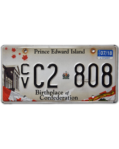 Kanadská ŠPZ Prince Edward Island C2-808